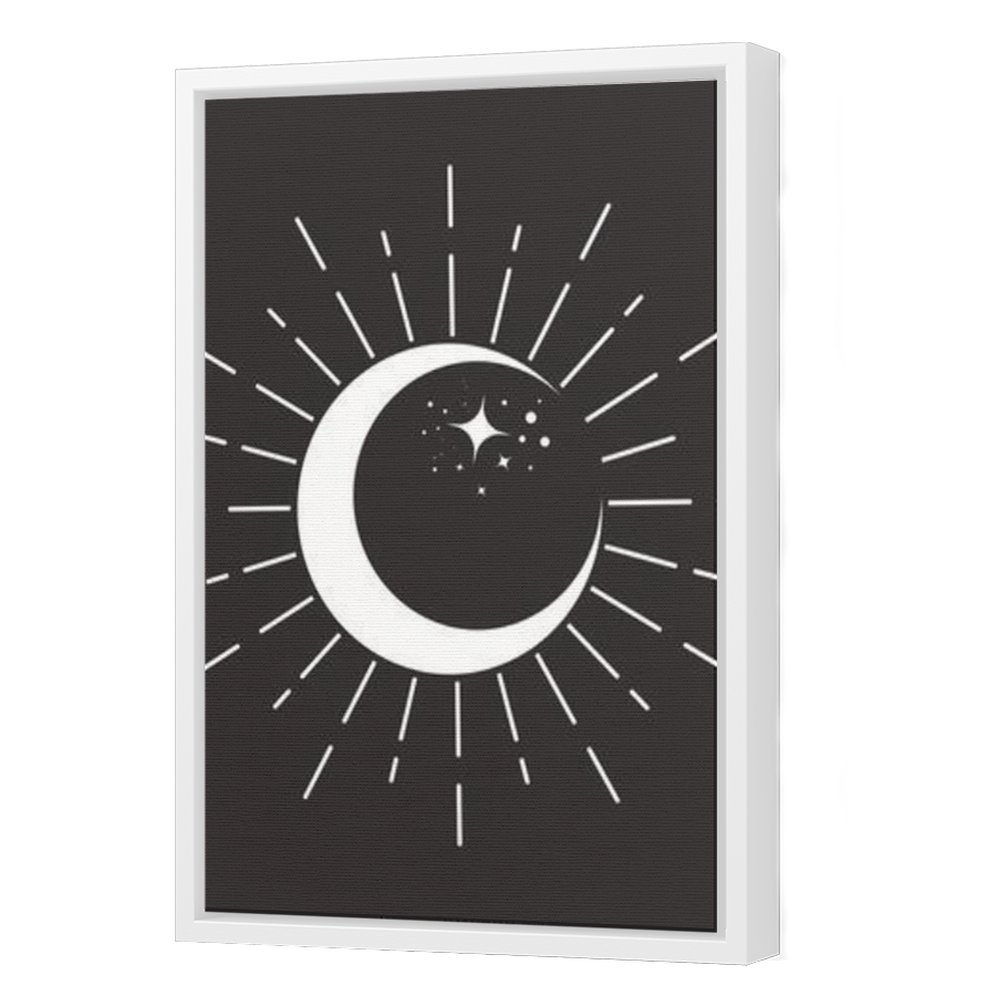 Thumbnail for Canvas - White Floating Frame
