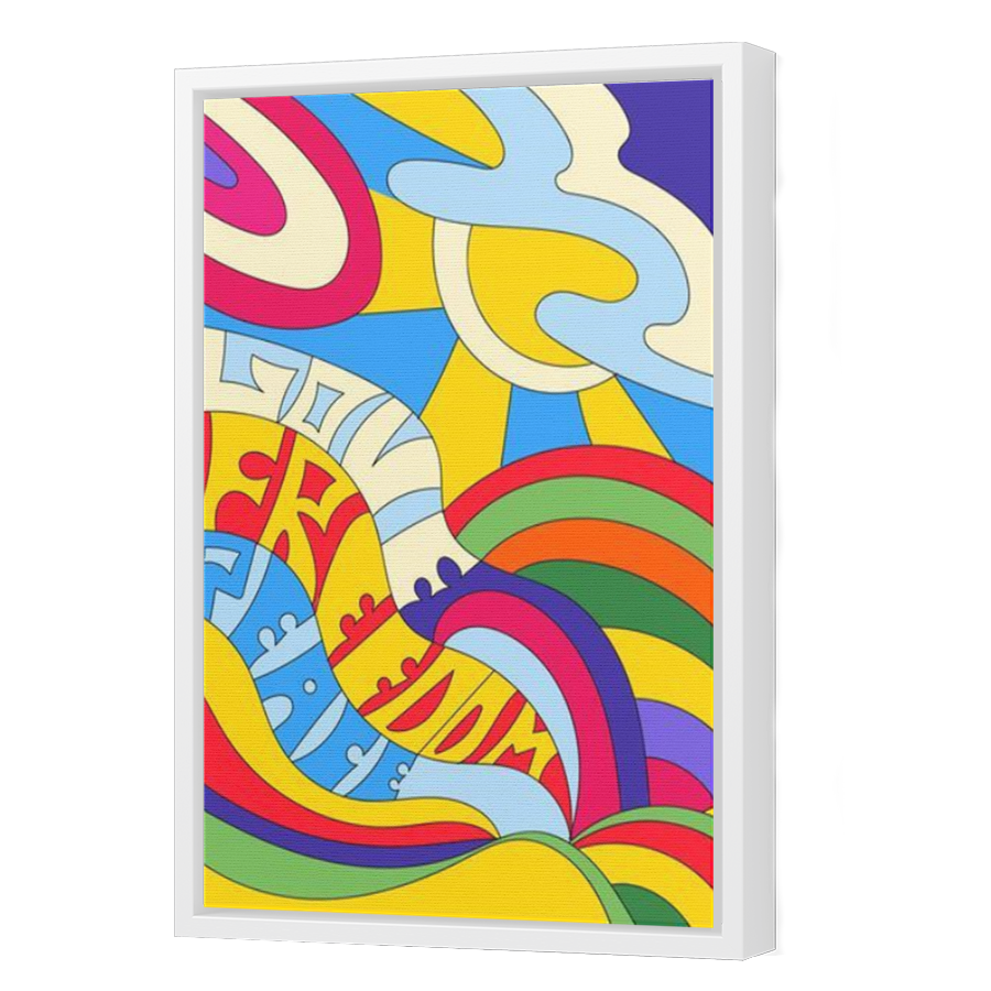 Thumbnail for Canvas - White Floating Frame