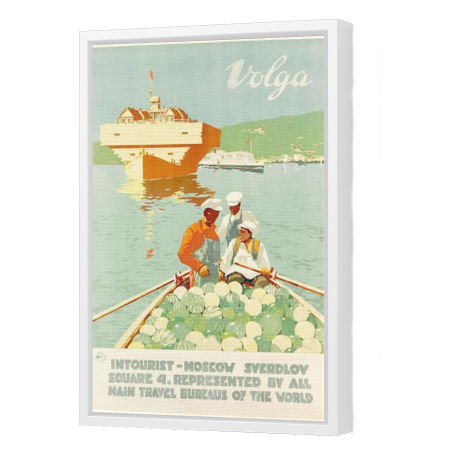 Thumbnail for Canvas - White Floating Frame