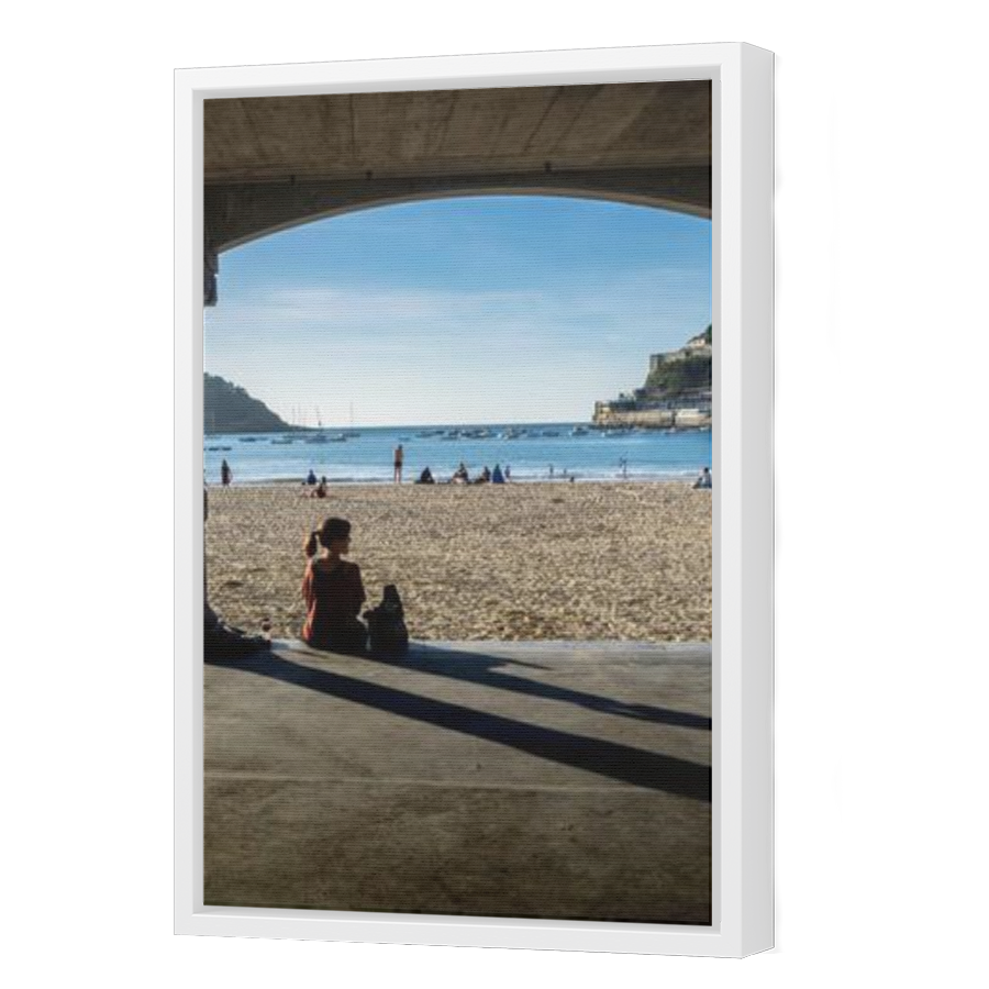 Thumbnail for Canvas - White Floating Frame