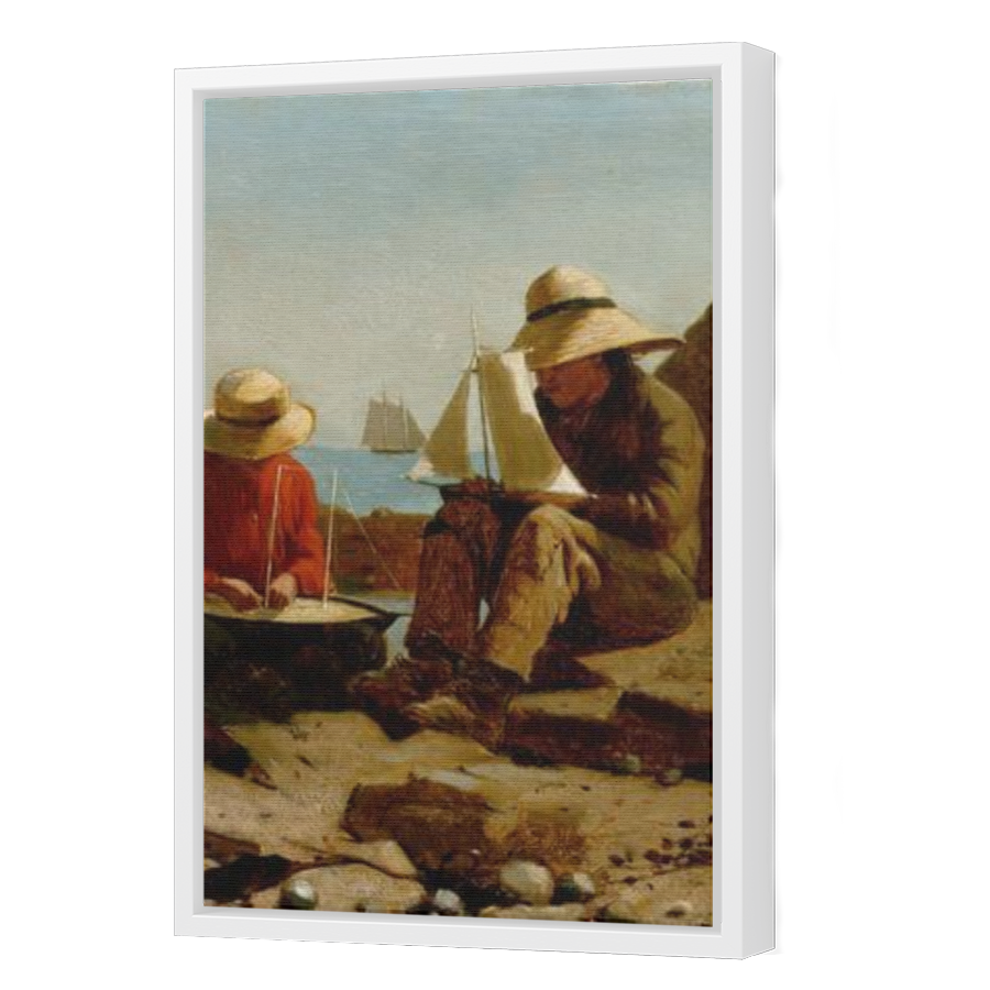 Thumbnail for Canvas - White Floating Frame