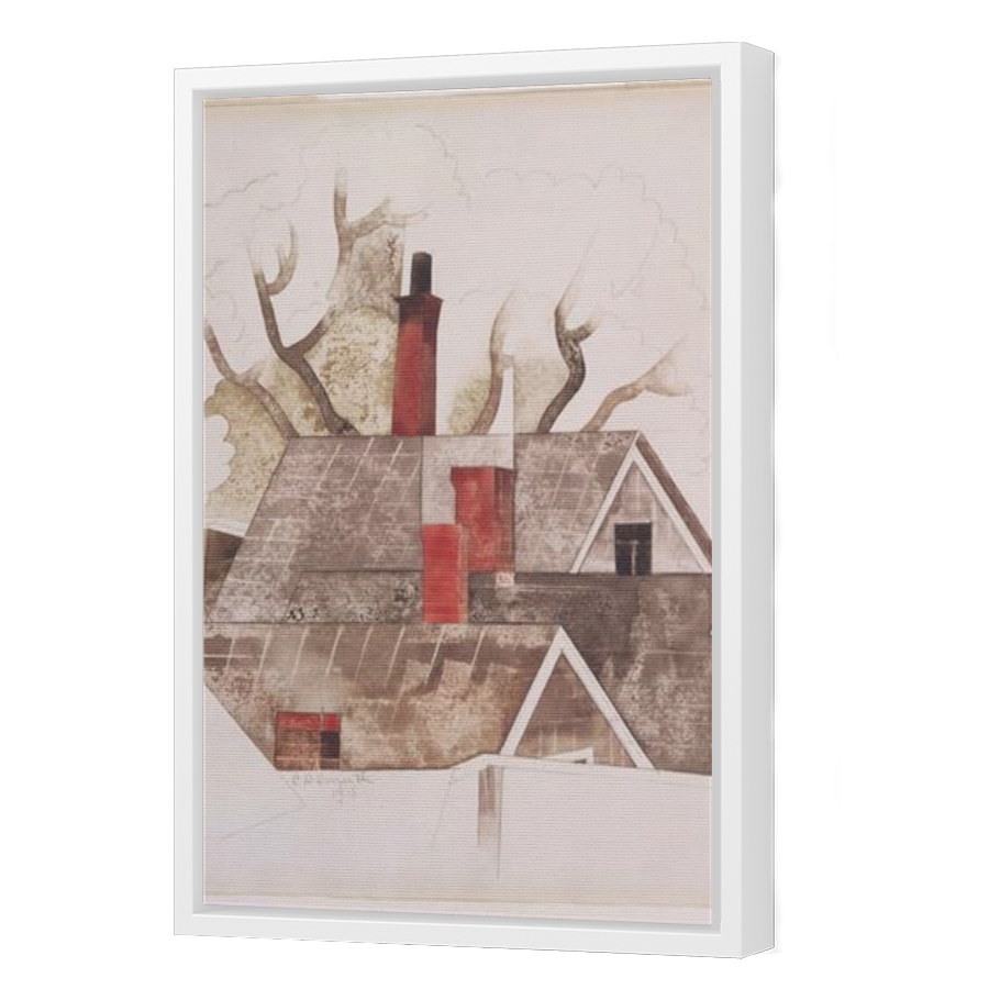 Thumbnail for Canvas - White Floating Frame