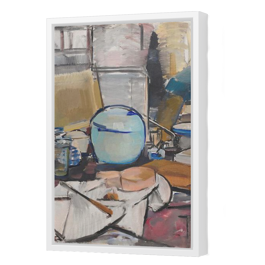Thumbnail for Canvas - White Floating Frame
