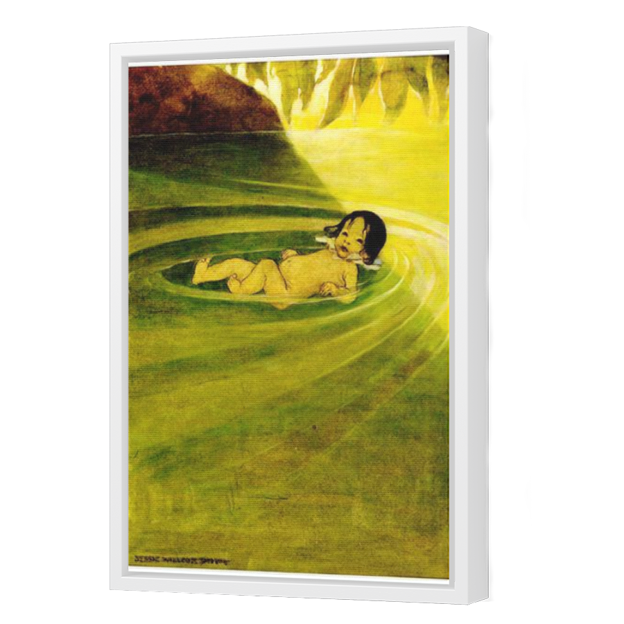 Thumbnail for Canvas - White Floating Frame
