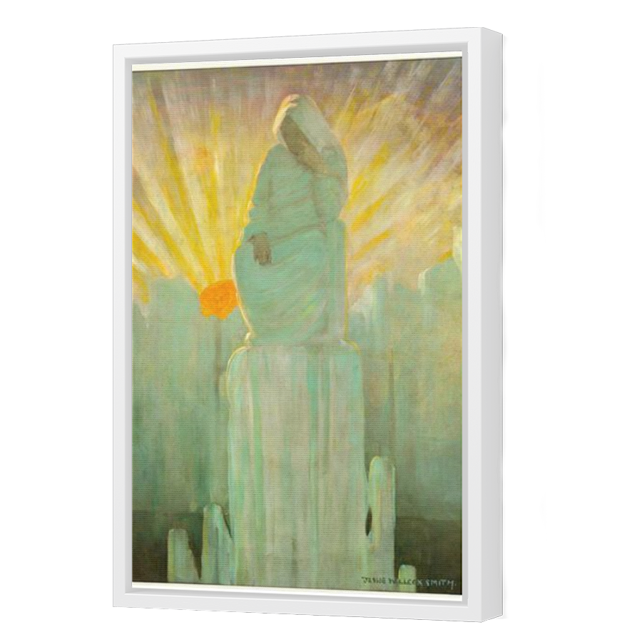 Thumbnail for Canvas - White Floating Frame