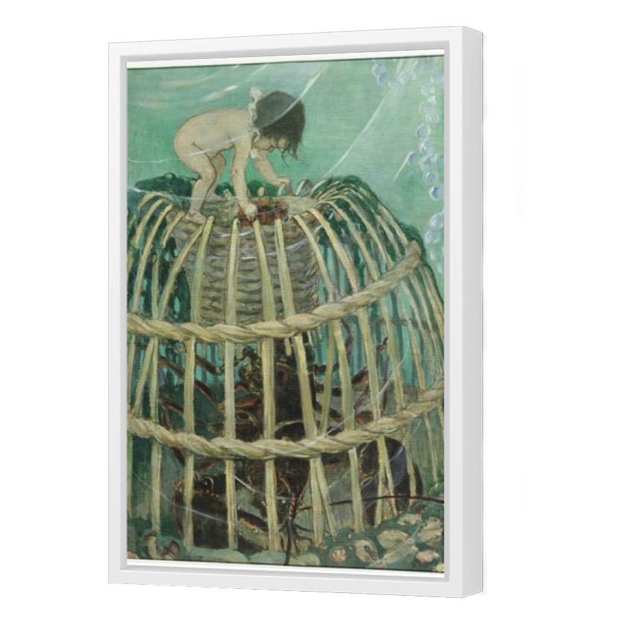 Thumbnail for Canvas - White Floating Frame