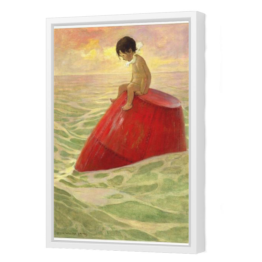 Thumbnail for Canvas - White Floating Frame