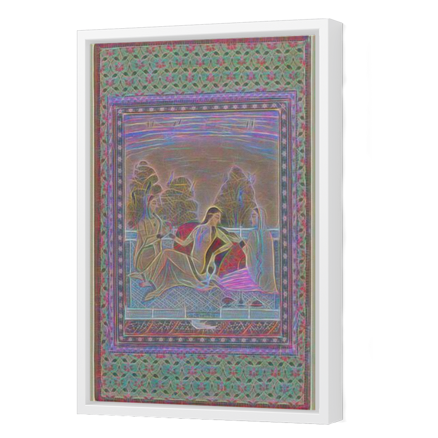 Thumbnail for Canvas - White Floating Frame