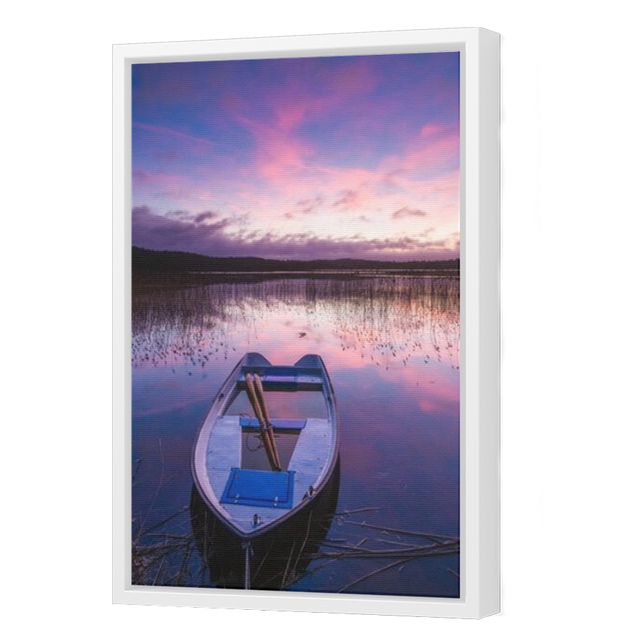 Thumbnail for Canvas - White Floating Frame