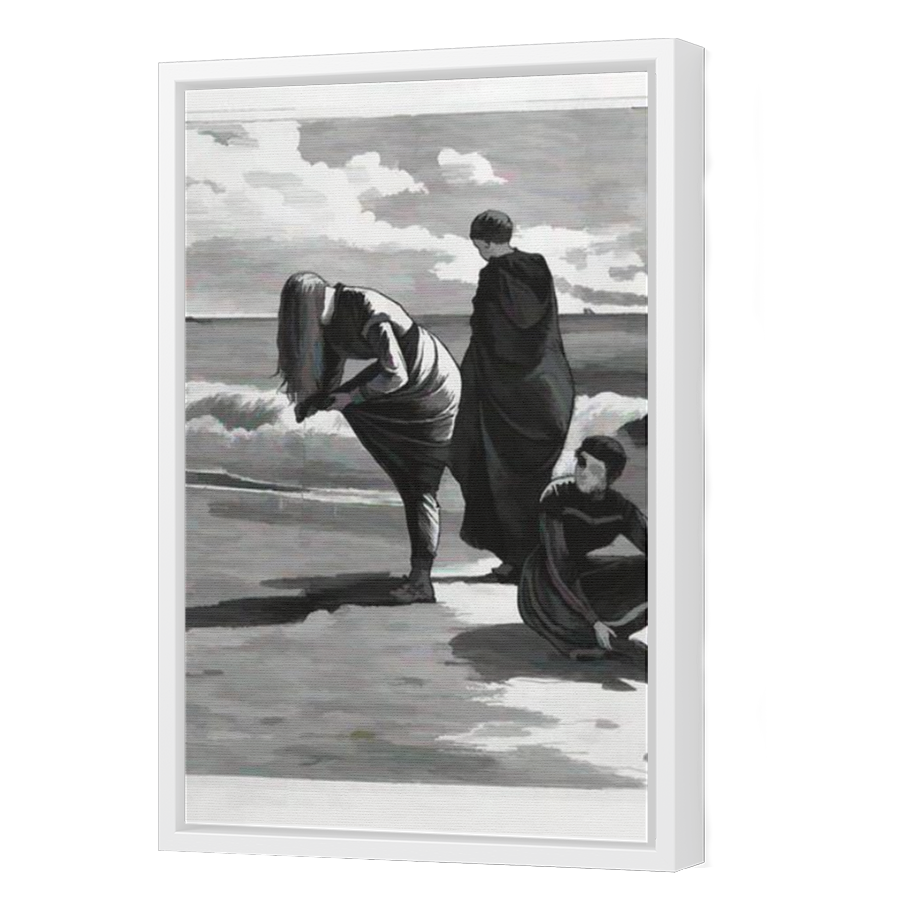 Thumbnail for Canvas - White Floating Frame