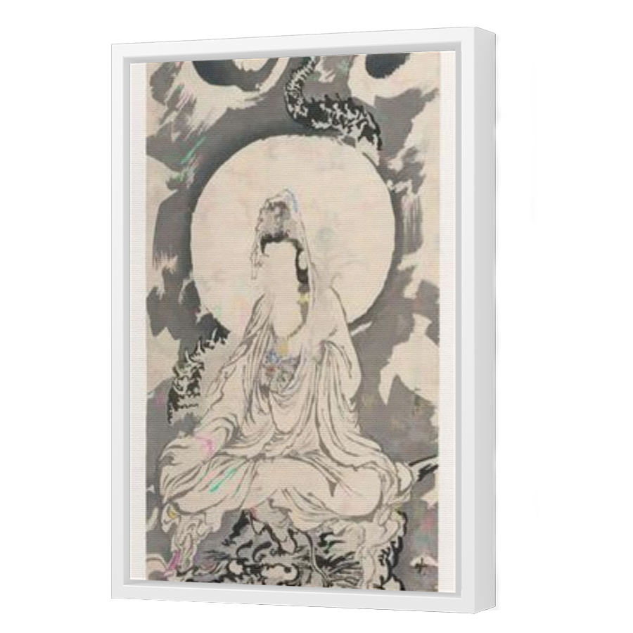 Thumbnail for Canvas - White Floating Frame