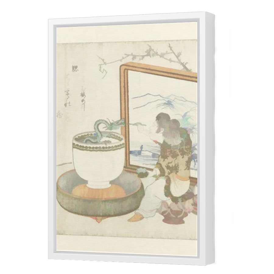 Thumbnail for Canvas - White Floating Frame