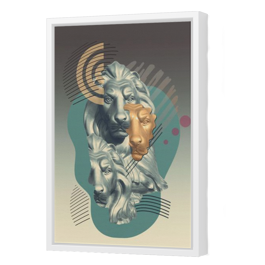Thumbnail for Canvas - White Floating Frame