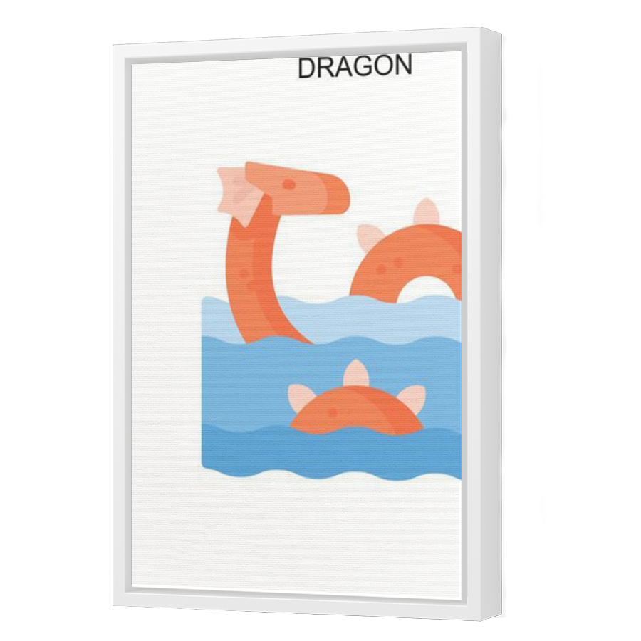 Thumbnail for Canvas - White Floating Frame