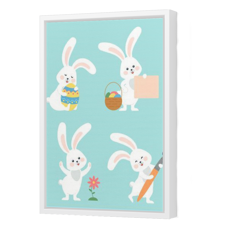 Thumbnail for Canvas - White Floating Frame