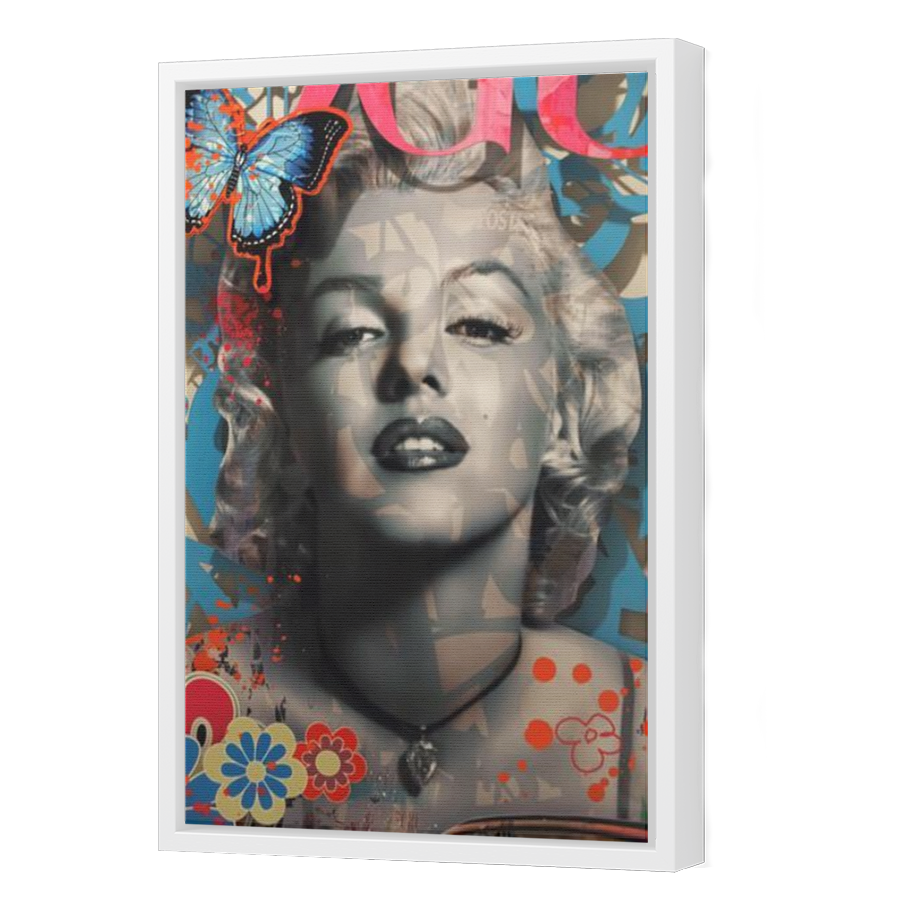 Thumbnail for Canvas - White Floating Frame