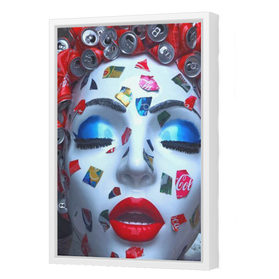 Thumbnail for Canvas - White Floating Frame