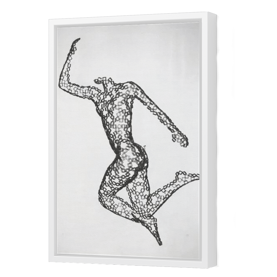Thumbnail for Canvas - White Floating Frame