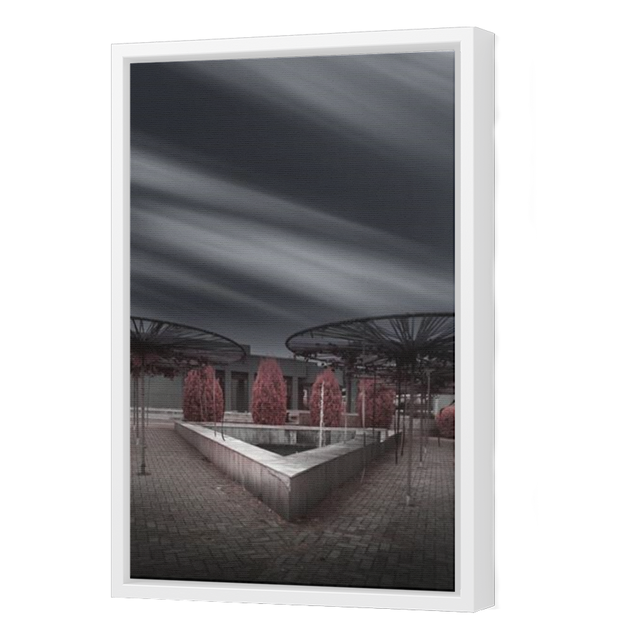 Thumbnail for Canvas - White Floating Frame