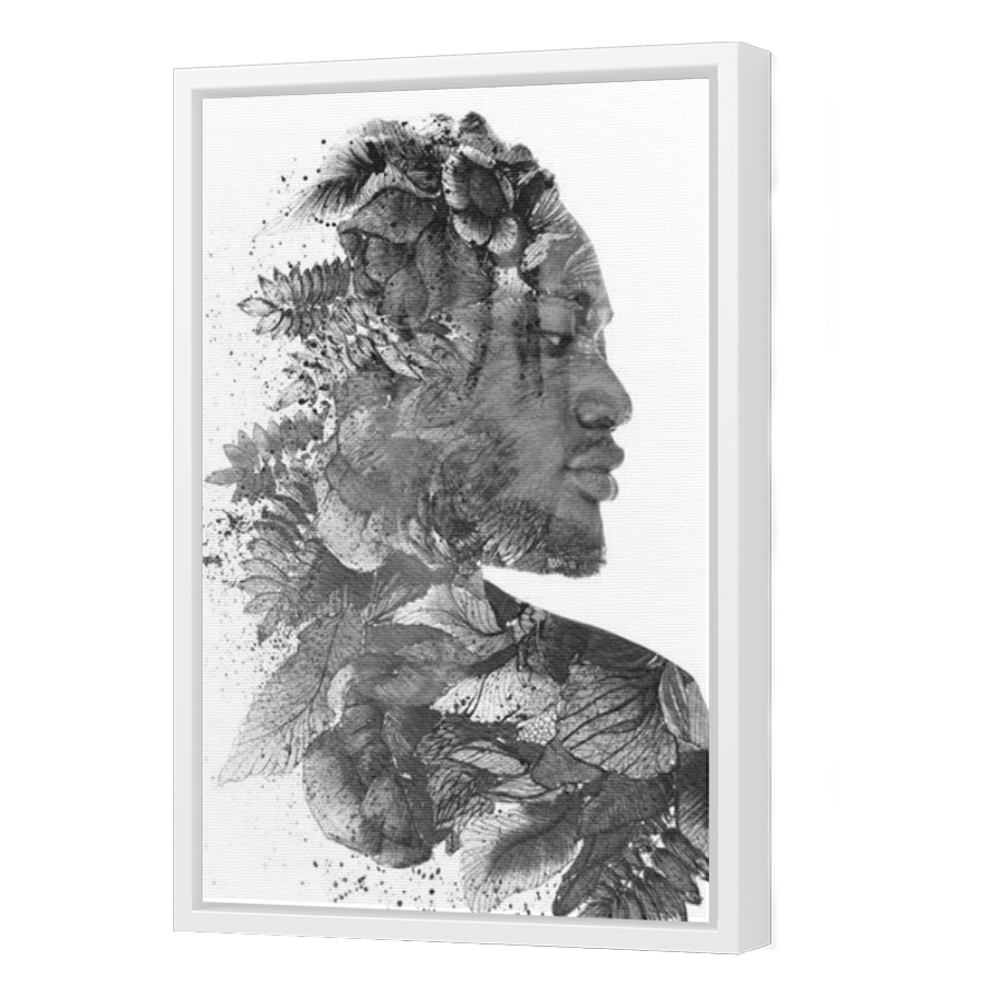 Thumbnail for Canvas - White Floating Frame