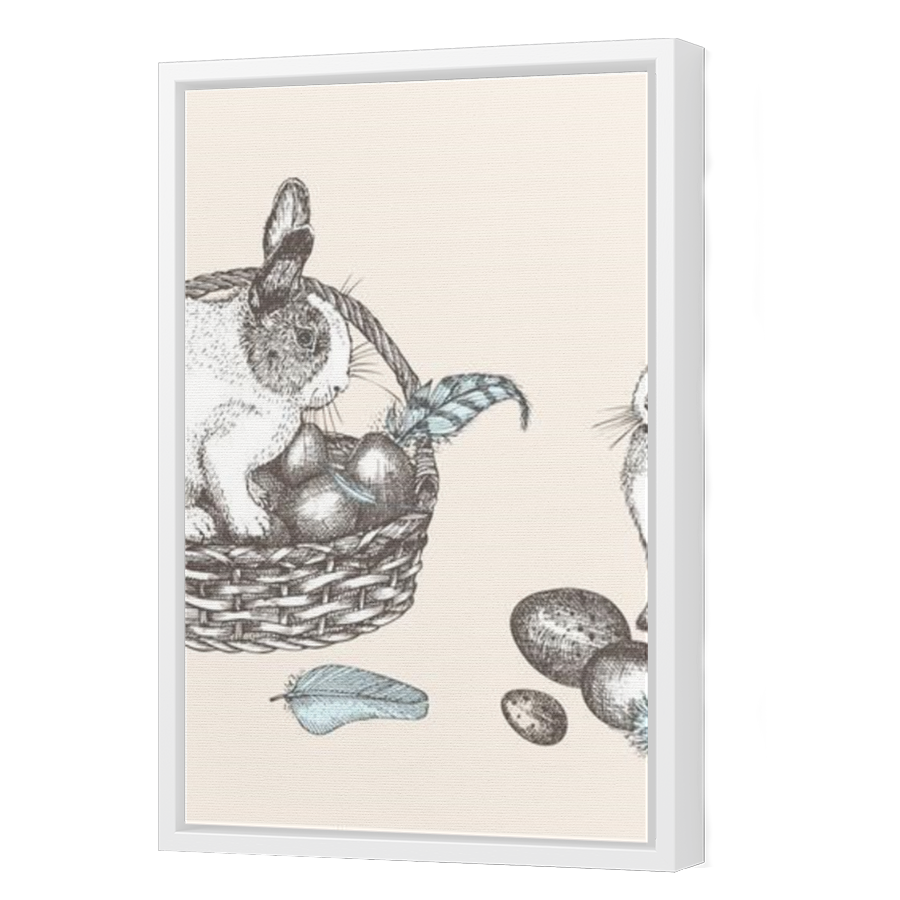 Thumbnail for Canvas - White Floating Frame