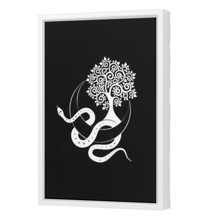 Thumbnail for Canvas - White Floating Frame