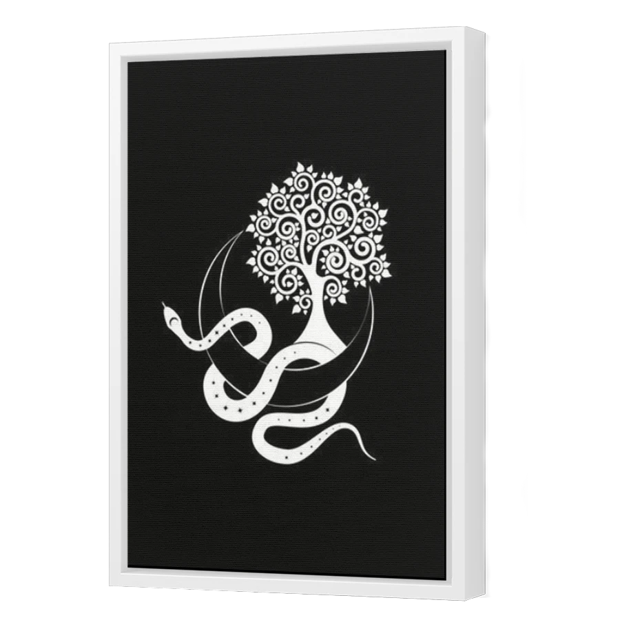 Thumbnail for Canvas - White Floating Frame