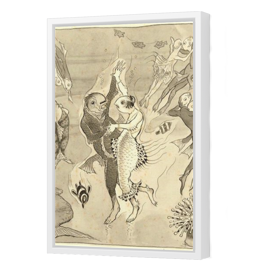 Thumbnail for Canvas - White Floating Frame