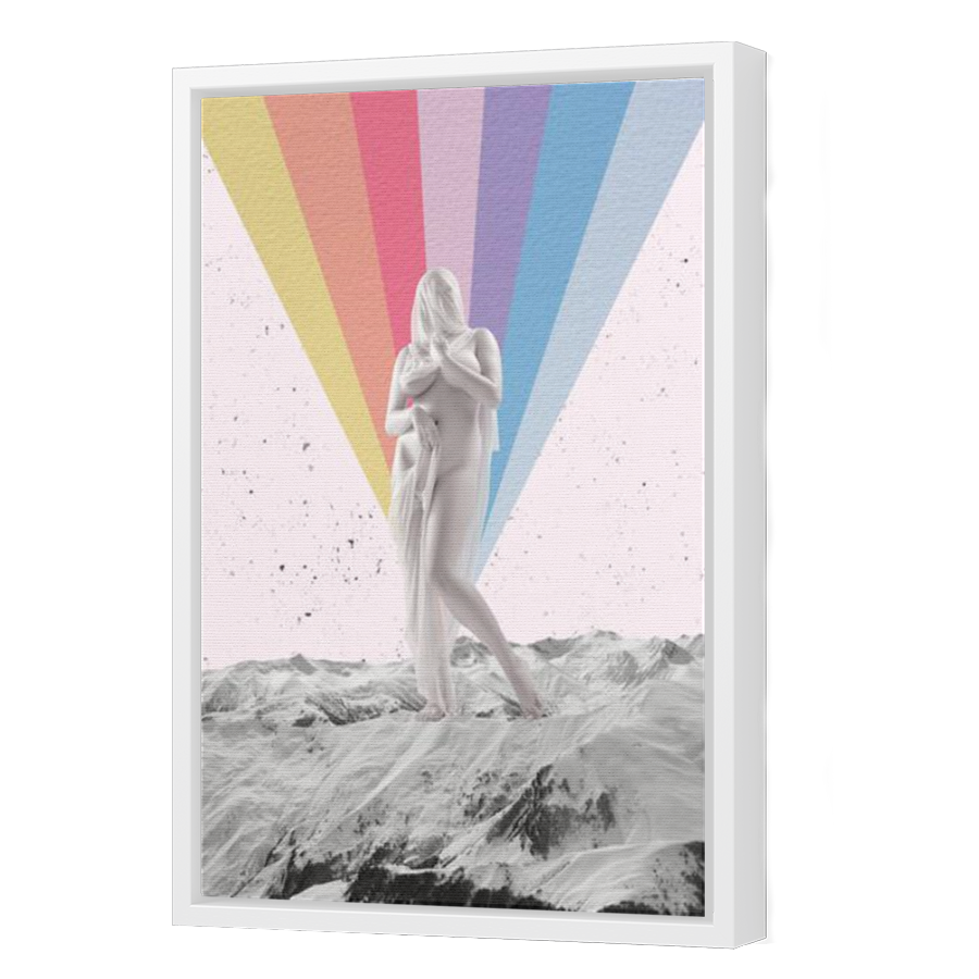 Thumbnail for Canvas - White Floating Frame