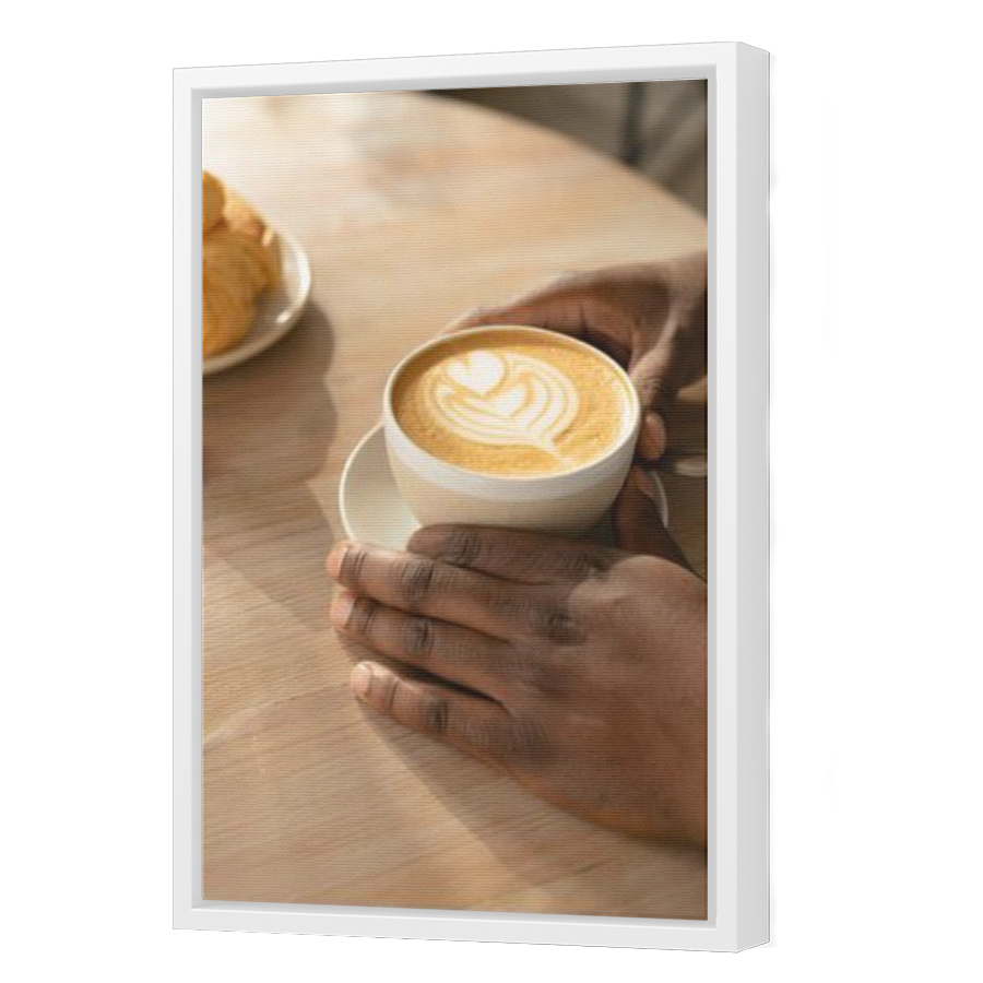 Thumbnail for Canvas - White Floating Frame