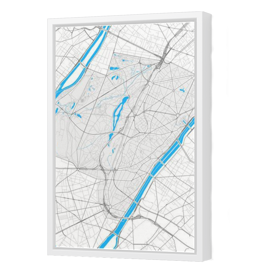 Thumbnail for Canvas - White Floating Frame