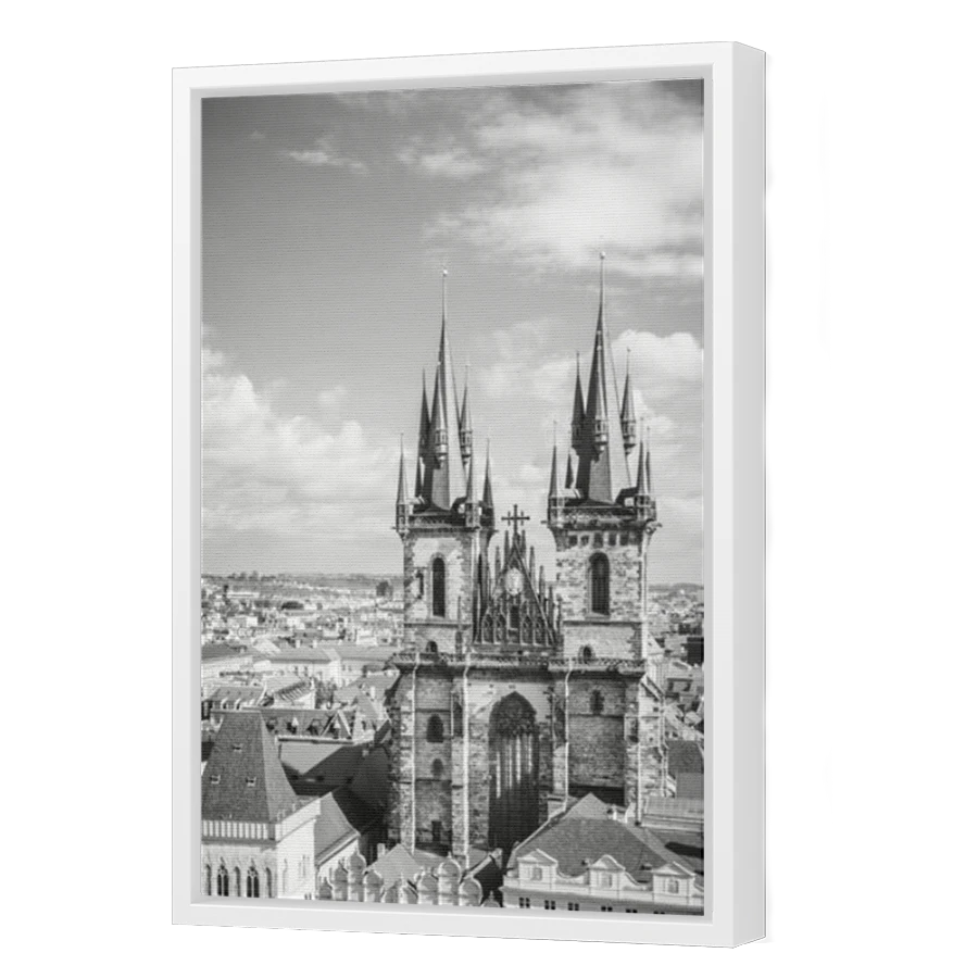 Thumbnail for Canvas - White Floating Frame