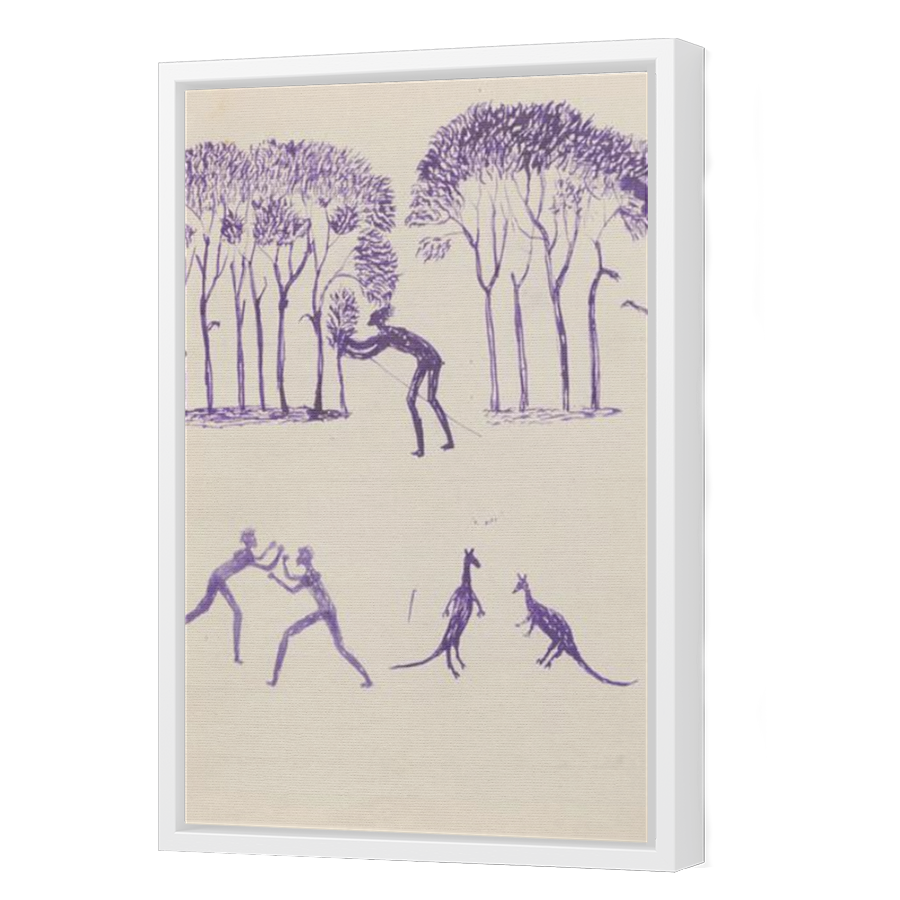 Thumbnail for Canvas - White Floating Frame