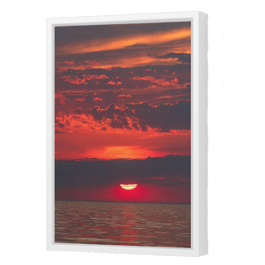 Thumbnail for Canvas - White Floating Frame