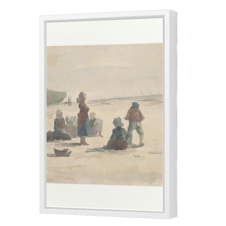 Thumbnail for Canvas - White Floating Frame