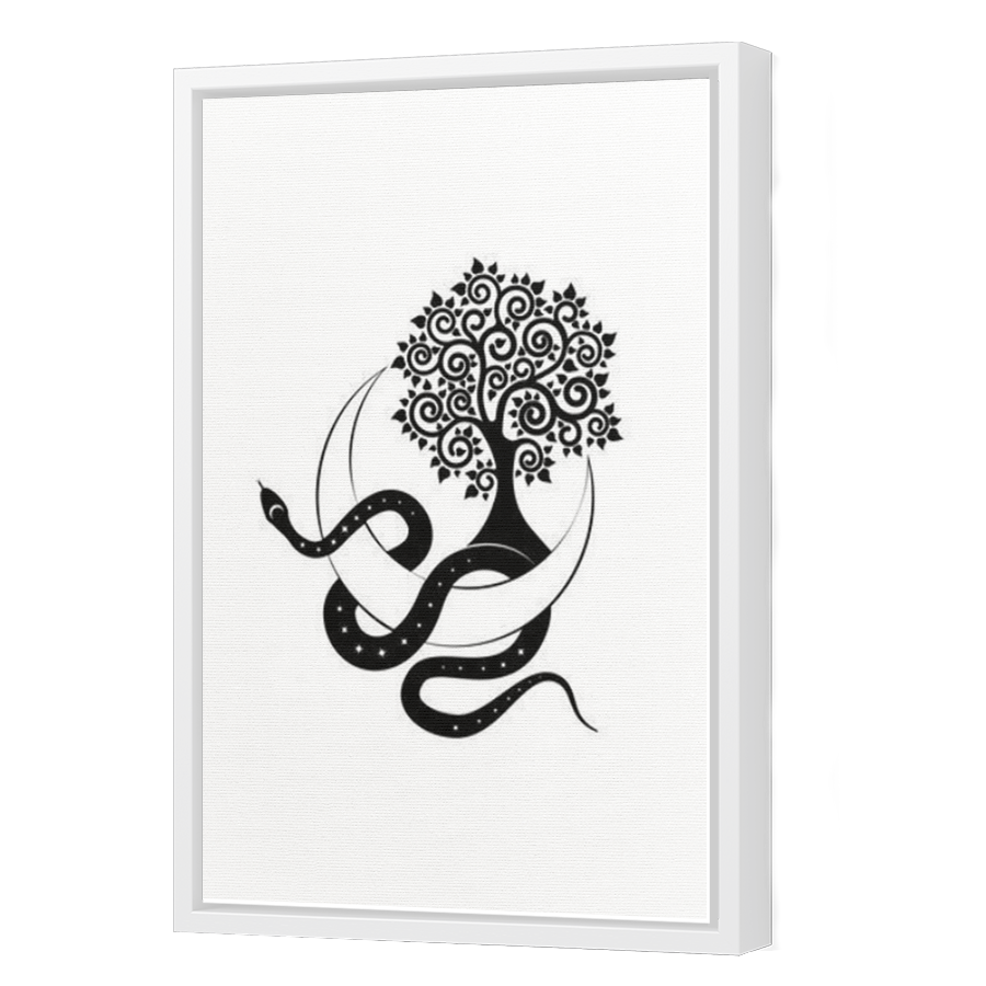 Thumbnail for Canvas - White Floating Frame