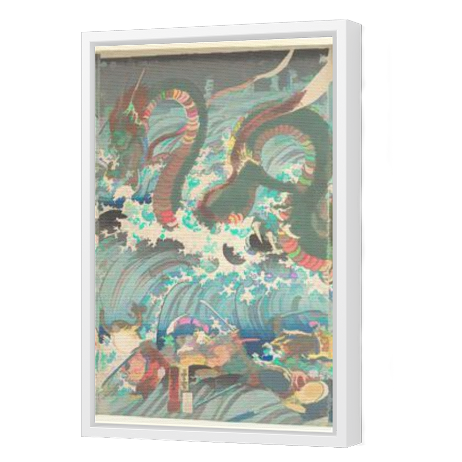 Thumbnail for Canvas - White Floating Frame