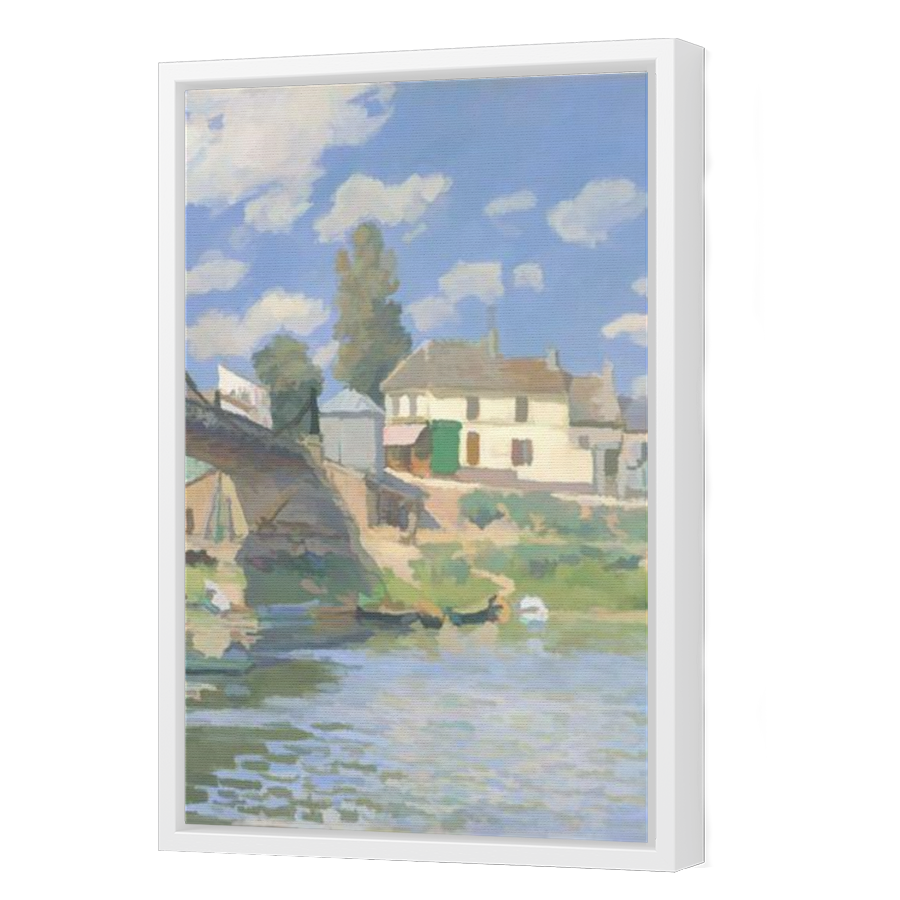 Thumbnail for Canvas - White Floating Frame