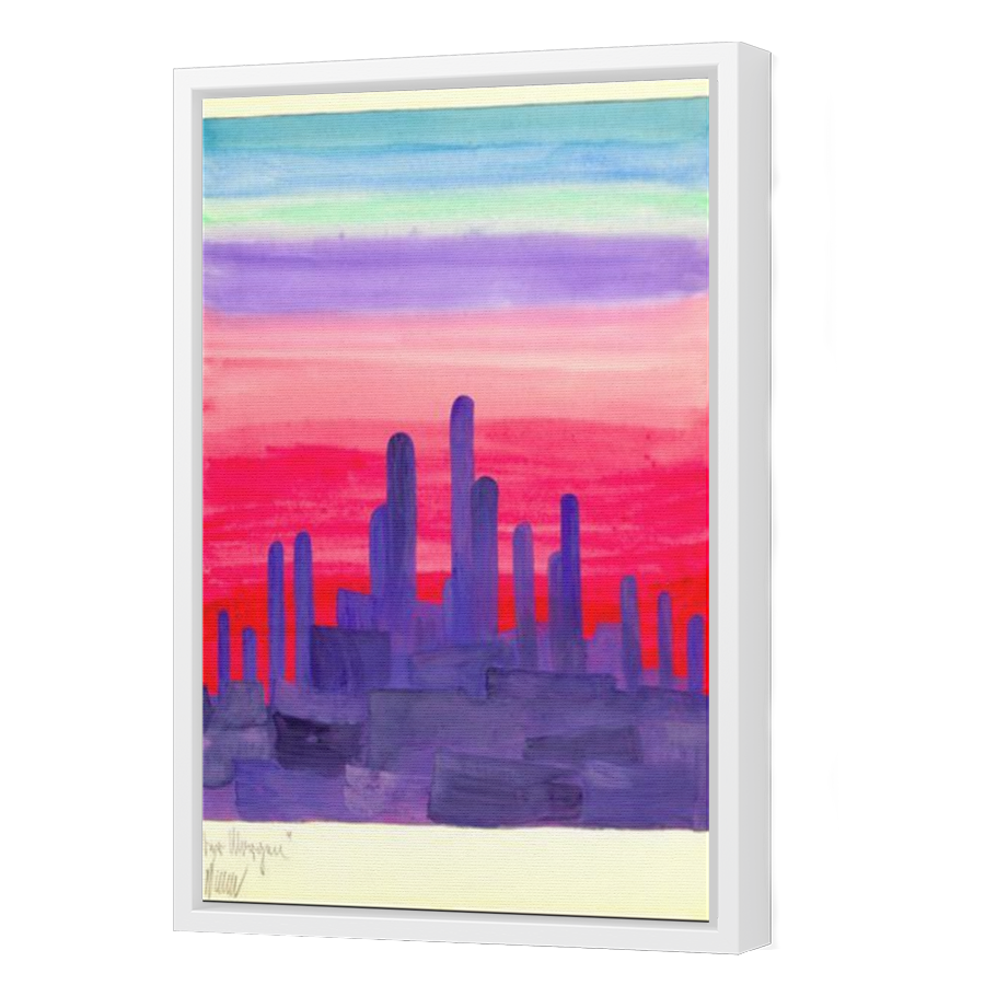 Thumbnail for Canvas - White Floating Frame
