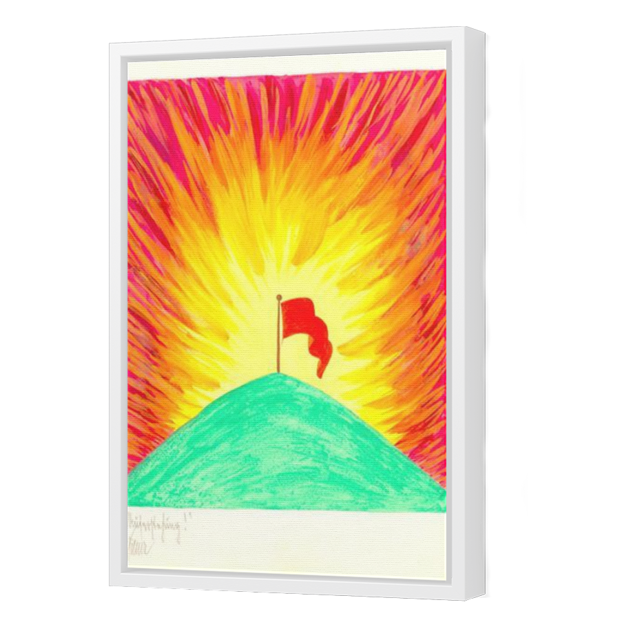 Thumbnail for Canvas - White Floating Frame