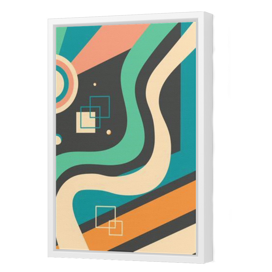 Thumbnail for Canvas - White Floating Frame