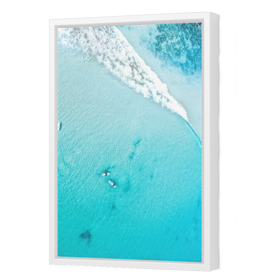 Thumbnail for Canvas - White Floating Frame