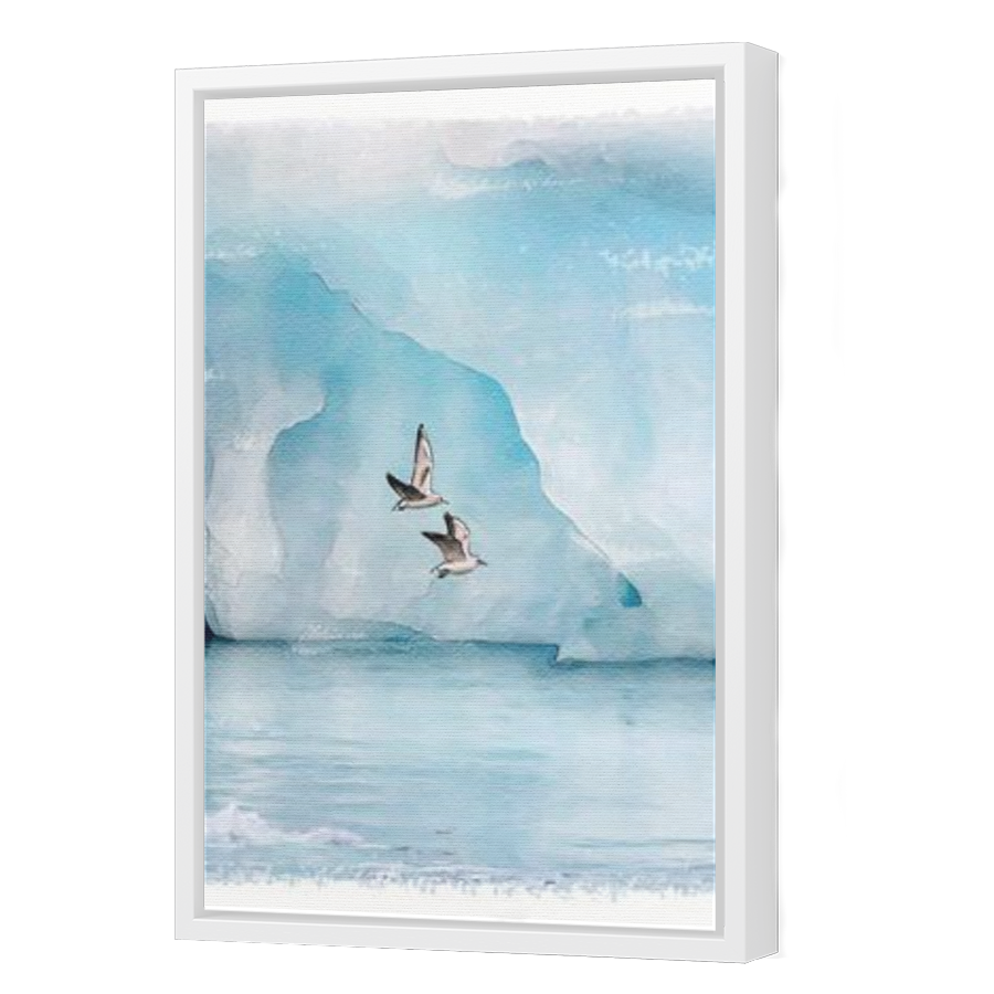 Thumbnail for Canvas - White Floating Frame