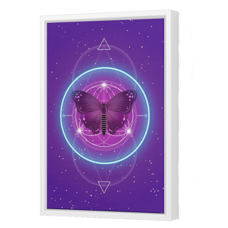 Thumbnail for Canvas - White Floating Frame