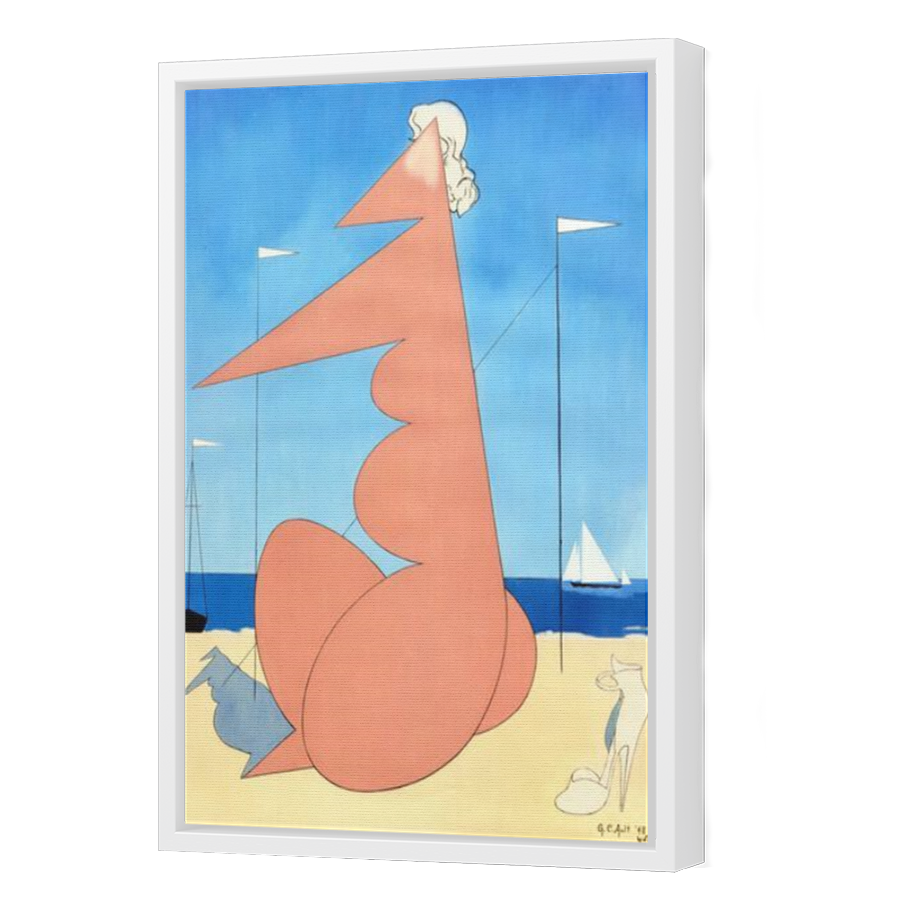 Thumbnail for Canvas - White Floating Frame