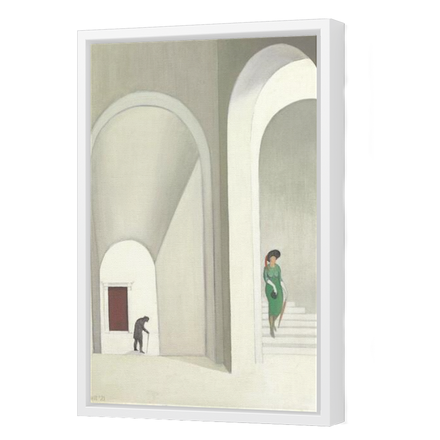 Thumbnail for Canvas - White Floating Frame