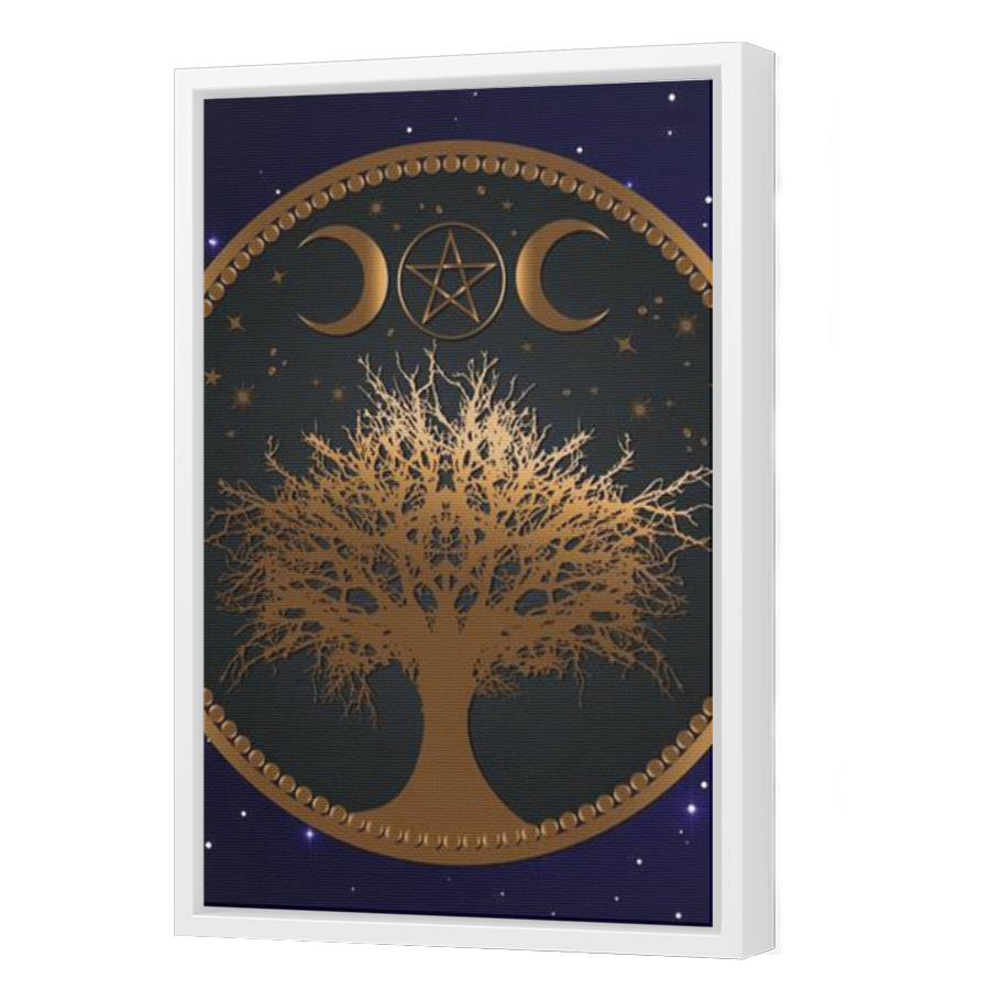 Thumbnail for Canvas - White Floating Frame