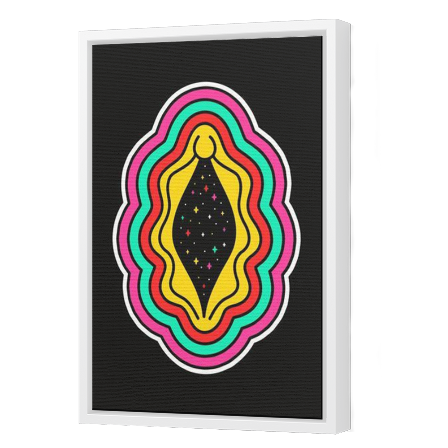 Thumbnail for Canvas - White Floating Frame