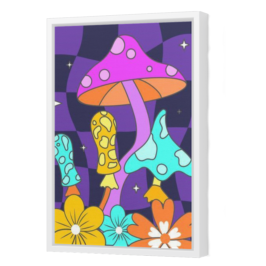 Thumbnail for Canvas - White Floating Frame