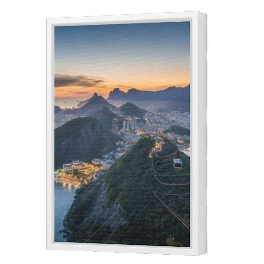 Thumbnail for Canvas - White Floating Frame